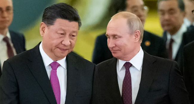 চীনা প্রেসিডেন্ট রাশিয়া পৌঁছেছেন।