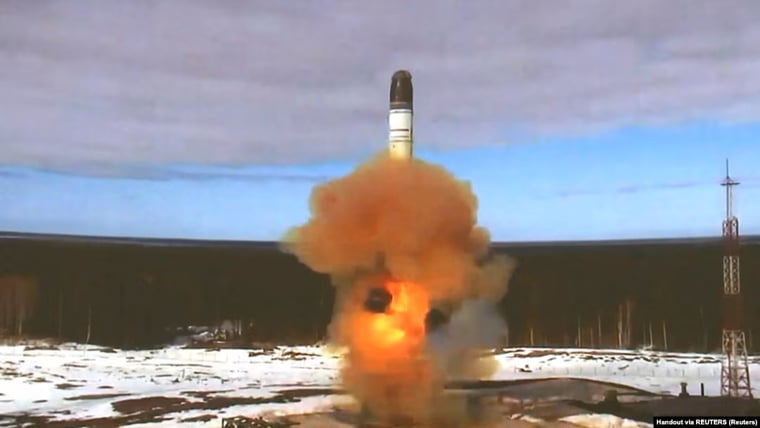 Russia conducts test launch of ‘advanced’ ICBM