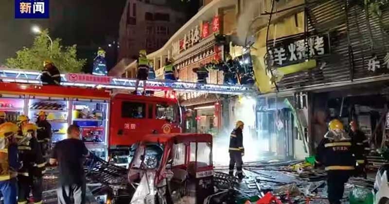 চীনের রেস্তোরাঁয় ভয়াবহ বিস্ফোরণ, নিহত ৩১