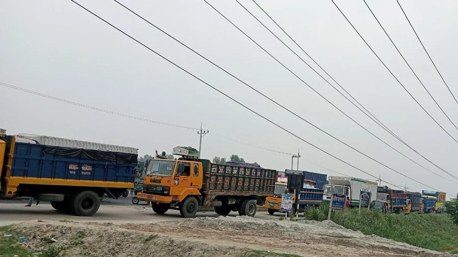 বঙ্গবন্ধু সেতু মহাসড়কে ২৫ কিলোমিটার যানজট