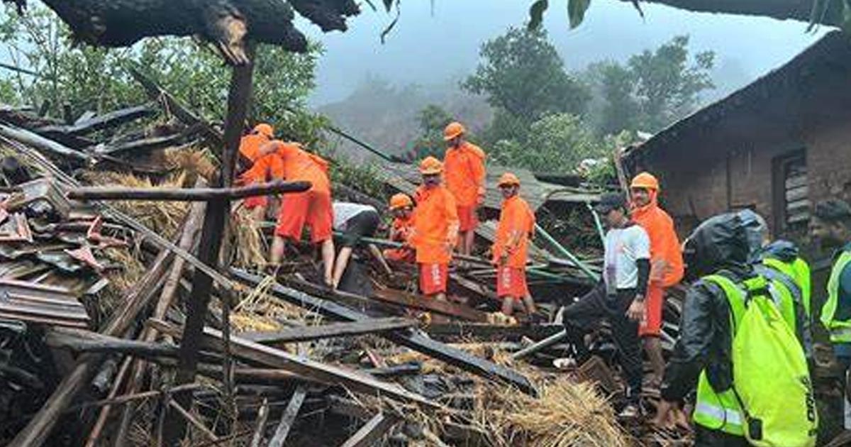 ভূমিধসে ভারতের মহারাষ্ট্রে নিহত ১৬, নিখোঁজ প্রায় দেড়শ