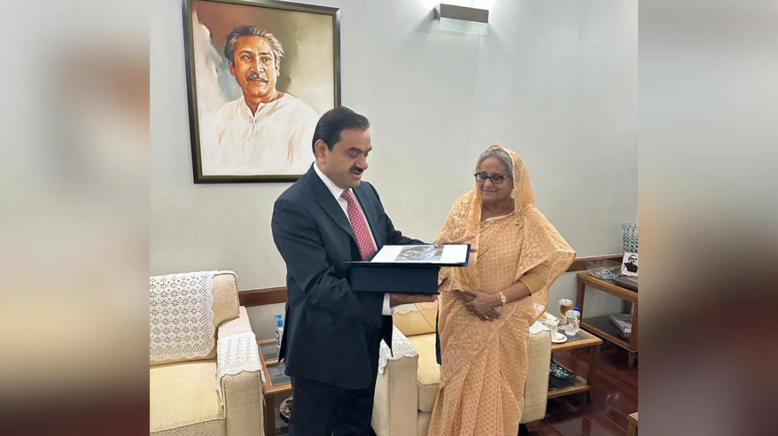 সংক্ষিপ্ত সফরে এসে প্রধানমন্ত্রীকে ধন্যবাদ দিয়ে গেলেন গৌতম আদানি