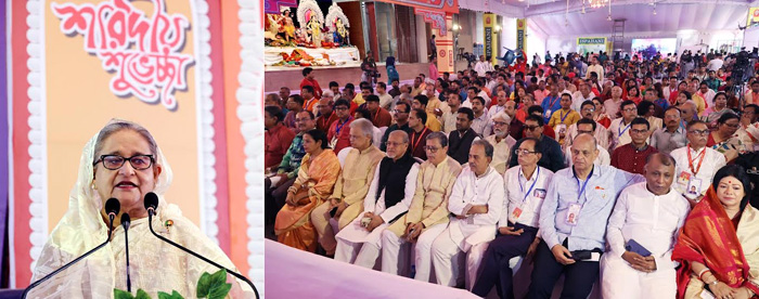 আওয়ামী লীগ অতীতের মতো সবসময় হিন্দু সম্প্রদায়ের পাশে থাকবে : প্রধানমন্ত্রী