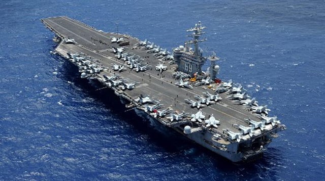US sends second aircraft carrier ‘to deter hostile actions against Israel’