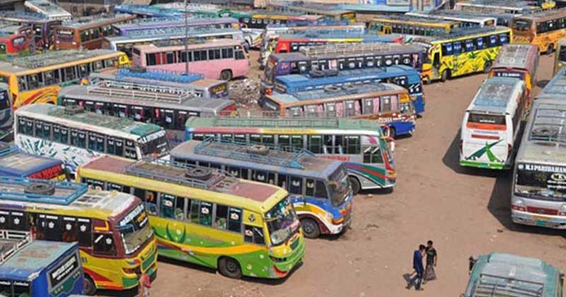 রাজশাহীর সঙ্গে সারাদেশের বাস চলাচল বন্ধ