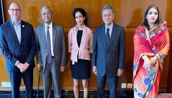 মার্কিন প্রতিনিধি দলের সঙ্গে বৈঠকে বিএনপি