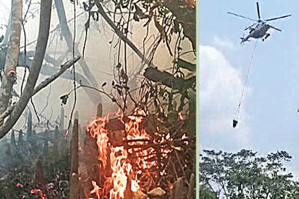 সুন্দরবনে ভয়াবহ আগুন জ্বলল ৩০ ঘণ্টা ♦ নেভাতে তিন বাহিনী ♦ তদন্ত কমিটি   নিজস্ব প্রতিবেদক, ঢাকা, খুলনা ও বাগেরহাট প্রতিনিধি