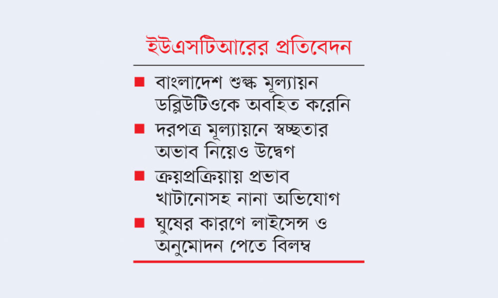 বাংলাদেশে বাণিজ্যে ঘুষ, দুর্নীতিসহ নানা অশুল্ক বাধা দেখছে যুক্তরাষ্ট্র