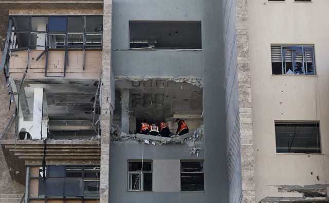 Gaza hospital damaged in Israeli strike: civil defence