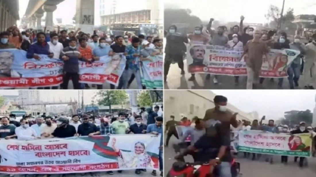 আওয়ামী লীগের ঝটিকা মিছিল, বাড়ছে গ্রেপ্তারও সাবেক তিন এমপিসহ এক সপ্তাহে গ্রেপ্তার সহস্রাধিক নিষিদ্ধ ছাত্রলীগ মিছিল করলেই গ্রেপ্তার :ডিএমপি মিছিল কন্ট্রোল করতে না পারলে ব্যবস্থা :স্বরাষ্ট্র উপদেষ্টা