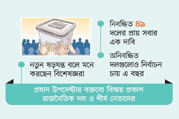 ডিসেম্বরে ভোট চায় শতাধিক দল