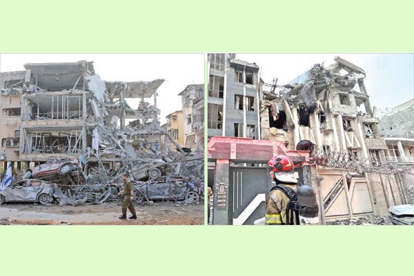 বিশ্বযুদ্ধের অশনিসংকেত ইরানের কয়েক শ ক্ষেপণাস্ত্রের পাল্টা হামলায় কাঁপছে ইসরায়েল প্রতিরক্ষা সদরদপ্তর ধ্বংস, যুক্তরাষ্ট্র ব্রিটেন ফ্রান্সের ঘাঁটি গুঁড়িয়ে দেওয়ার হুঁশিয়ারি, ইসরায়েলি আক্রমণও অব্যাহত