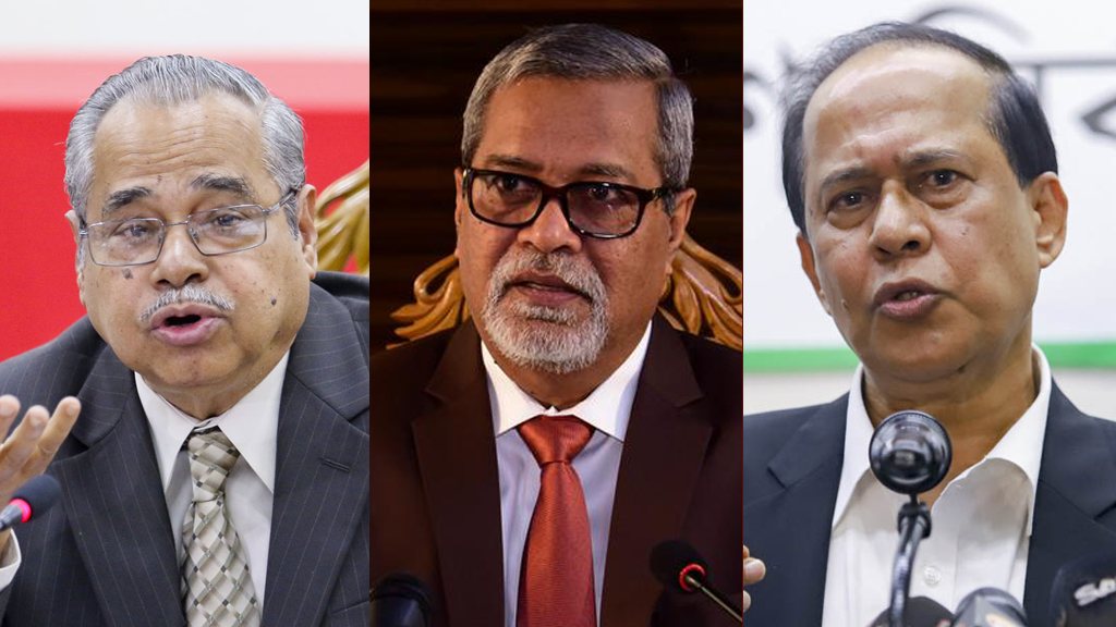 সাবেক তিন ইসির বিরুদ্ধে মামলায় যুক্ত হল রাষ্ট্রদ্রোহের অভিযোগ রাষ্ট্রদ্রোহের পাশাপাশি প্রতারণা এবং অর্থ আত্মসাতের অভিযোগও যুক্ত করা হয়েছে মামলায়।