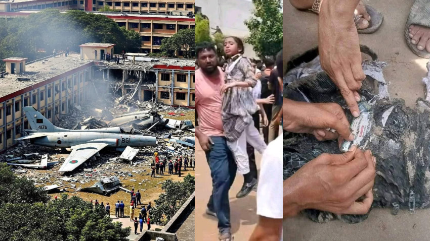 Uttara plane crash: Nat’l moruning day declared Tuesday