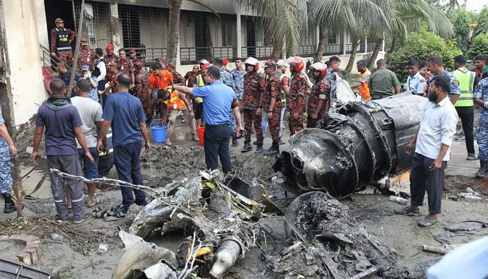 উত্তরায় বিমান বিধ্বস্তে নিহত বেড়ে ২৭, পঁচিশজনই শিশু