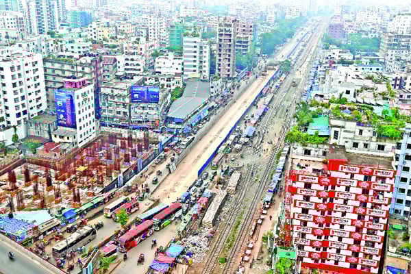 গতিহীন এলিভেটেড এক্সপ্রেসওয়ে ► ১৮ মাস ঠিকাদারি প্রতিষ্ঠানের দ্বন্দ্বে কাজ বন্ধ ছিল ► ছিল অর্থ সংকটও
