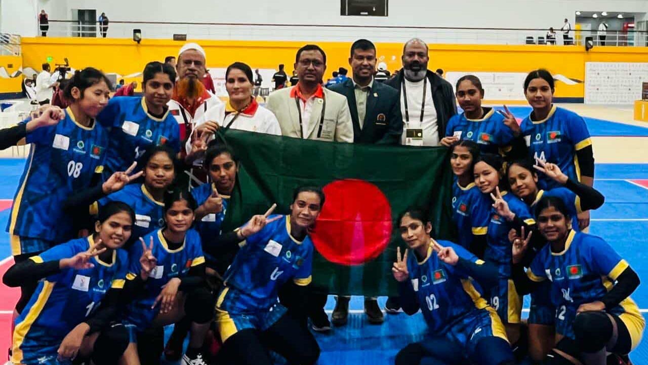 যুব এশিয়ান গেমসে বাংলাদেশের প্রথম পদক, ইতিহাস গড়ল নারী কাবাডি দল