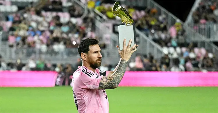 লিওনেল মেসি এমএলএস গোল্ডেন বুট পুরস্কার জিতে উচ্ছ্বসিত