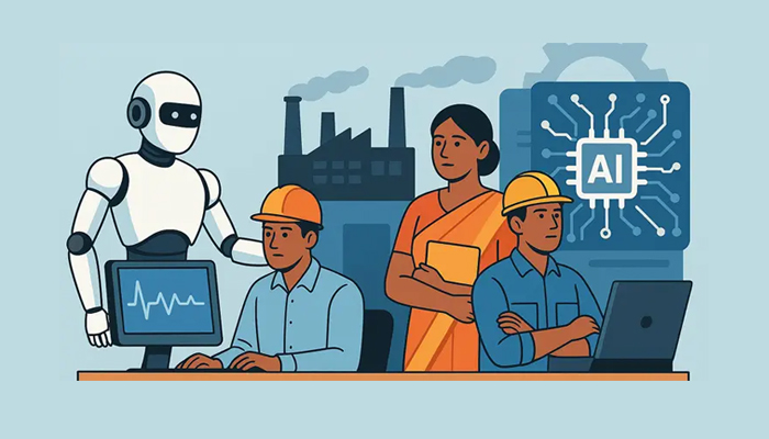 এআই ব্যবহার : দক্ষিণ এশিয়ার শ্রমবাজারে ৭ শতাংশ চাকরি ঝুঁকিতে