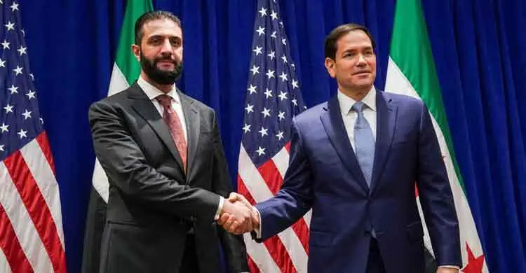 যুক্তরাষ্ট্রের প্রস্তাব: সিরিয়ার প্রেসিডেন্ট আল-শারার ওপর থেকে জাতিসংঘের নিষেধাজ্ঞা প্রত্যাহারের উদ্যোগ