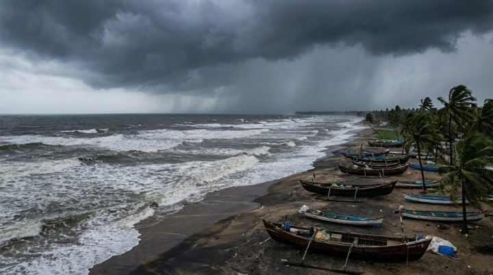 ঘূর্ণিঝড় ‘ডিটওয়াহ’ উত্তর-উত্তরপশ্চিম দিকে অগ্রসর, চারটি সমুদ্রবন্দরে সতর্ক সংকেত
