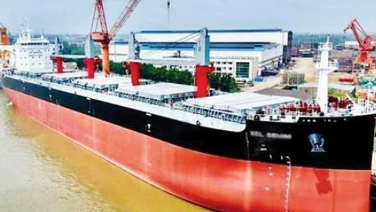 বাংলাদেশ শিপিং কর্পোরেশনের নতুন জাহাজ এমভি বাংলা আন্তর্জাতিক রুটে পণ্য পরিবহনের জন্য প্রস্তুত