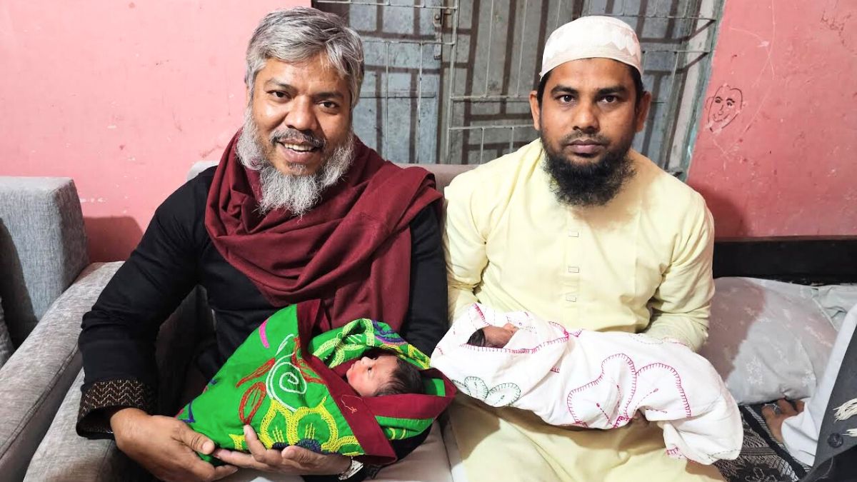 শহীদ শরিফ ওসমান হাদির স্মরণে যমজ সন্তানের নামকরণ