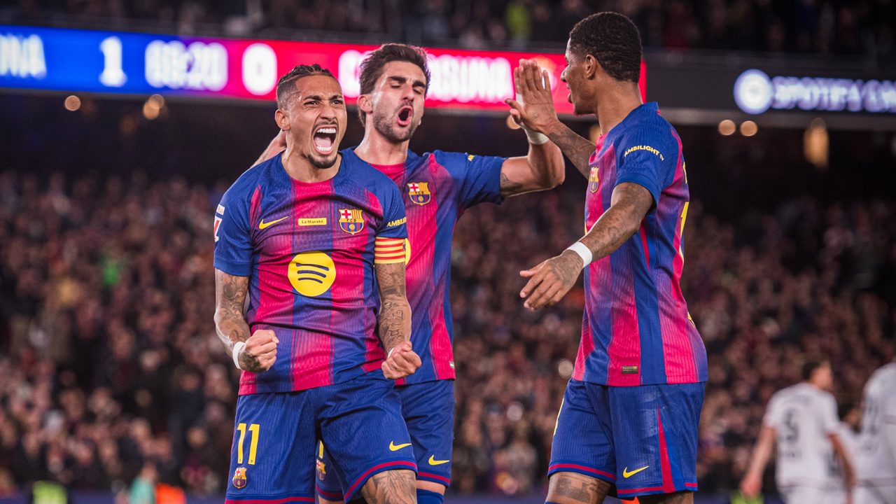 এল ক্লাসিকোর পর ওসাসুনাকে হারিয়ে লা লিগায় ব্যবধান বাড়াল বার্সেলোনা