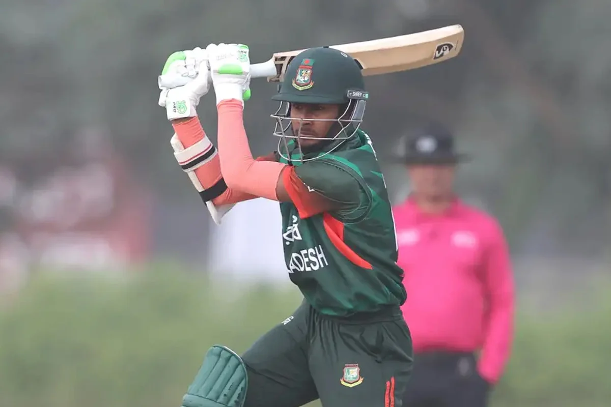 বাংলাদেশ অনূর্ধ্ব-১৯ দল ২২৫ রানের সংগ্রহ করে শ্রীলঙ্কার বিপক্ষে