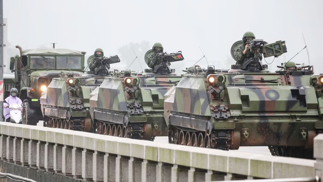 চীনের সামরিক মহড়া “জাস্টিস মিশন-২০২৫” তাইওয়ানকে ঘিরে শুরু