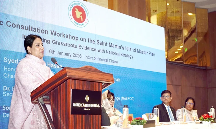 সেন্টমার্টিন দ্বীপ সংরক্ষণে মাস্টারপ্ল্যান চূড়ান্তকরণের উদ্যোগ