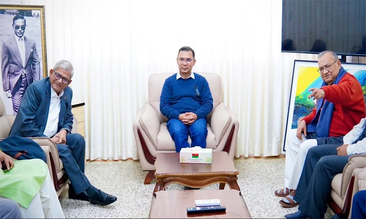 বিএনপি ভারপ্রাপ্ত চেয়ারম্যানের সঙ্গে বাম জোট নেতাদের সাক্ষাৎ