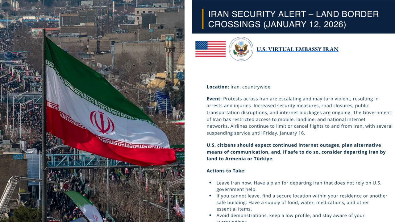 যুক্তরাষ্ট্র ইরান ত্যাগের তৎকালীন সতর্কতা জারি করেছে