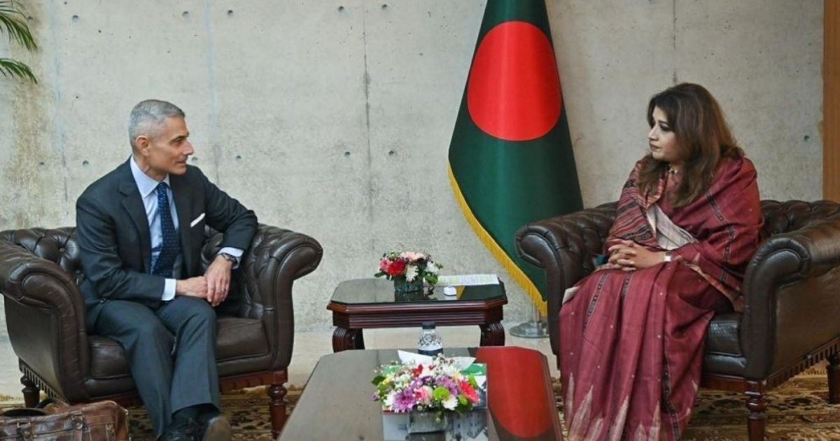 যুক্তরাষ্ট্রের সহকারী পররাষ্ট্রমন্ত্রীর সঙ্গে বৈঠকে বাংলাদেশের কূটনৈতিক অগ্রাধিকার আলোচনা