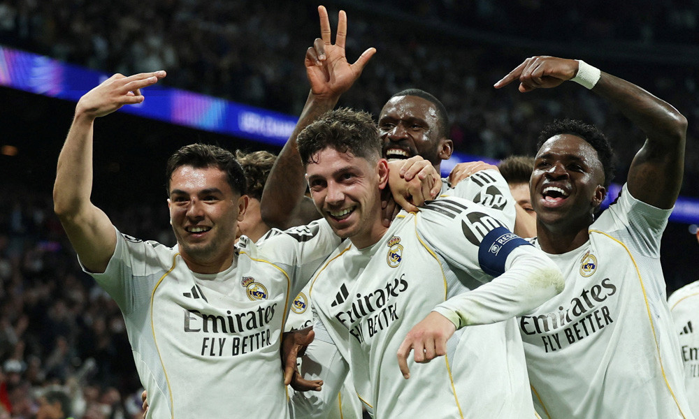 ভালভার্দের হ্যাটট্রিকে ম্যানচেস্টার সিটিকে ৩-০ গোলে হারাল রিয়াল মাদ্রিদ