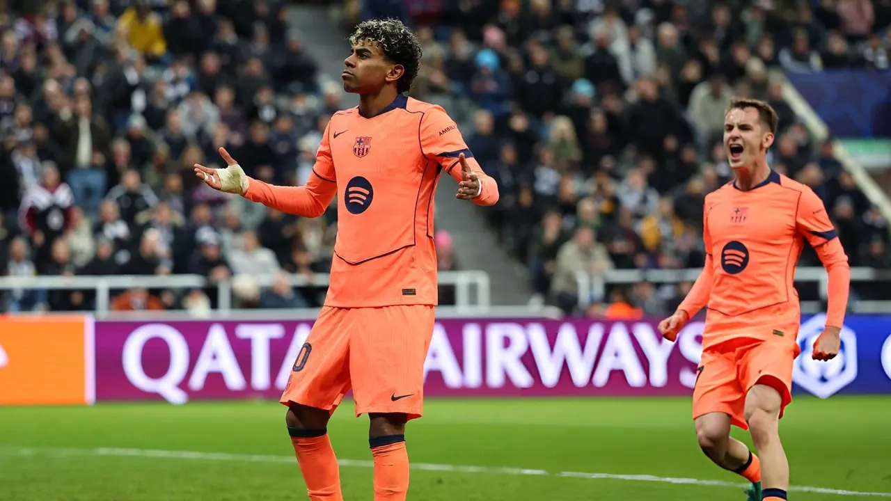 বার্সেলোনা শেষ মুহূর্তের পেনাল্টিতে সমতা অর্জন করে নিউক্যাসলের বিপক্ষে