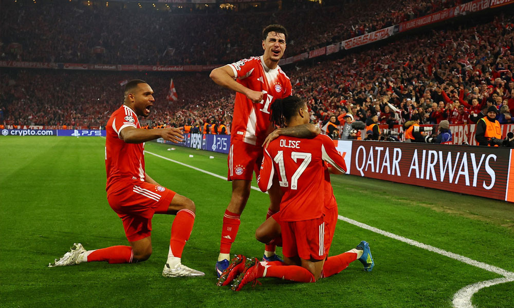 বায়ার্নের কাছে হেরে চ্যাম্পিয়নস লিগ কোয়ার্টার ফাইনাল থেকে বিদায় রিয়ালের