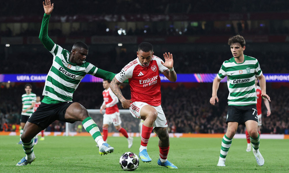 স্পোর্টিংকে হারিয়ে চ্যাম্পিয়নস লিগের সেমিফাইনালে আর্সেনাল