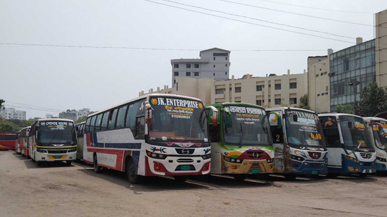 ঢাকা মেট্রোপলিটন পুলিশের নির্দেশে অনুমোদনহীন আন্তঃজেলা বাস কাউন্টার অপসারণ