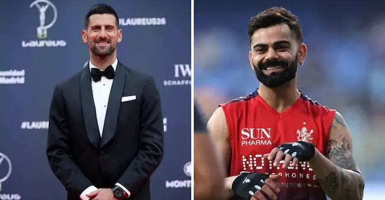 বিরাট কোহলির কারণেই ক্রিকেট খেলায় আগ্রহী হয়ে উঠেছেন জকোভিচ