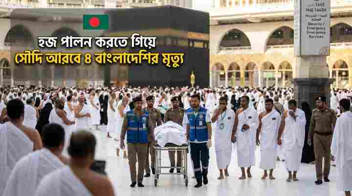 সৌদিতে চার বাংলাদেশি হজযাত্রীর মৃত্যু, এ পর্যন্ত পৌঁছেছেন ৩৫ হাজার সাতশ যাত্রী