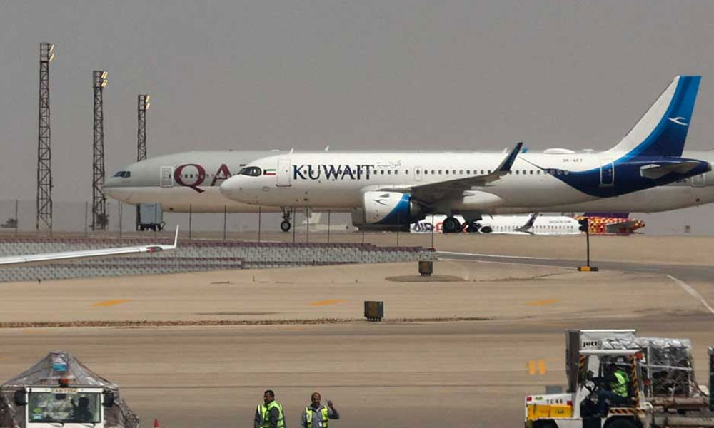 কুয়েত বিমানবন্দরে ড্রোন হামলায় জ্বালানি ট্যাংকে আগুন