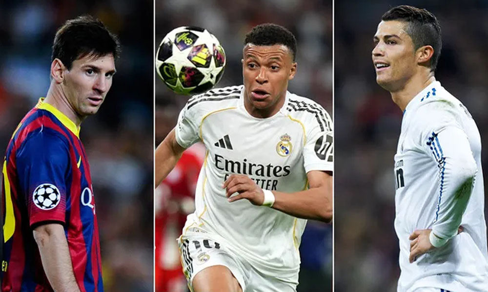 চ্যাম্পিয়নস লিগে ১৪ গোল করে এলিট তালিকায় এমবাপ্পে, রোনালদোর রেকর্ডের দিকে নজর