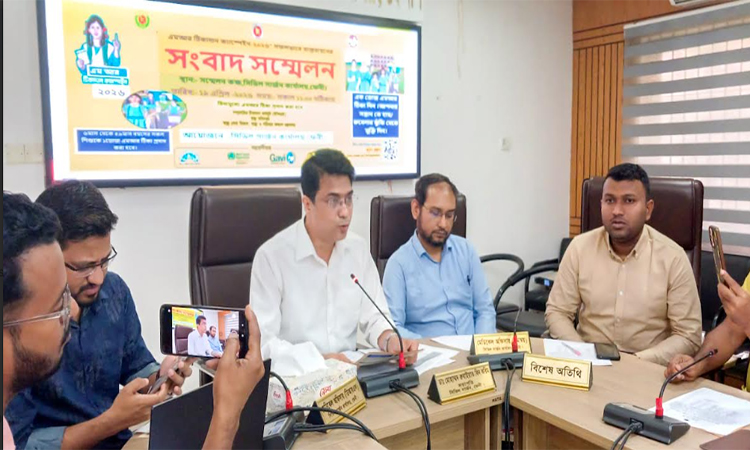 জেলায় হাম-রুবেলা টিকাদান কর্মসূচি শুরু: লক্ষ্যমাত্রা প্রায় ২ লাখ শিশু