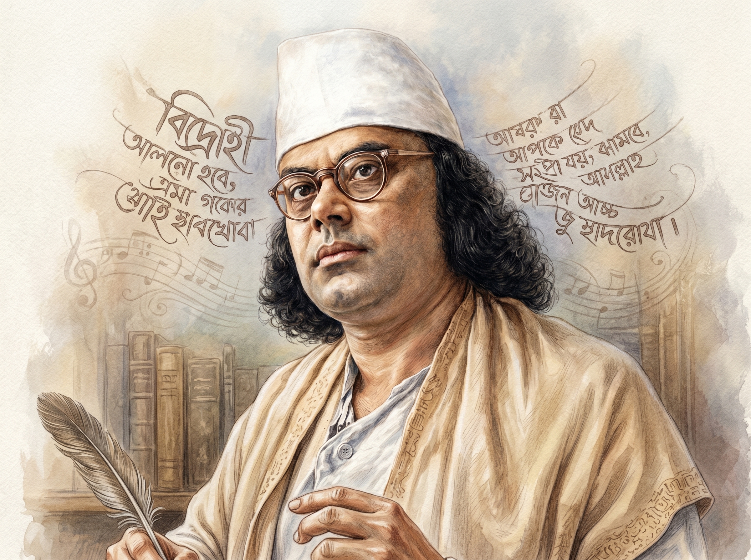 জাতীয় কবি কাজী নজরুল ইসলামের ১২৭তম জন্মবার্ষিকী