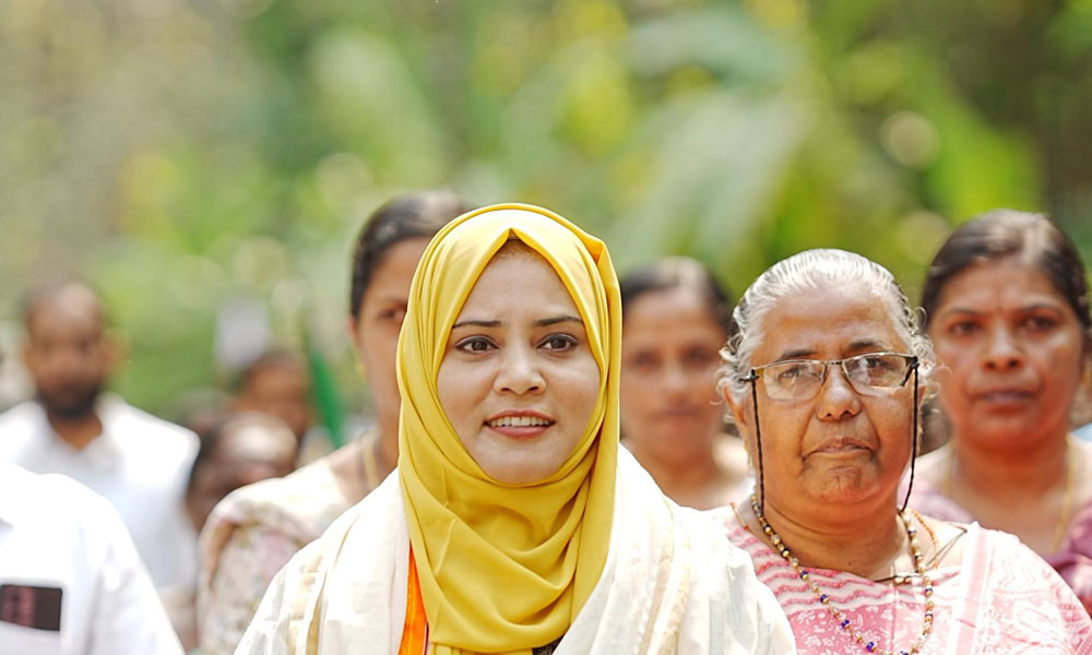 ইন্ডিয়ান ইউনিয়ন মুসলিম লীগের হয়ে ইতিহাস গড়লেন ফাতিমা তাহিলিয়া