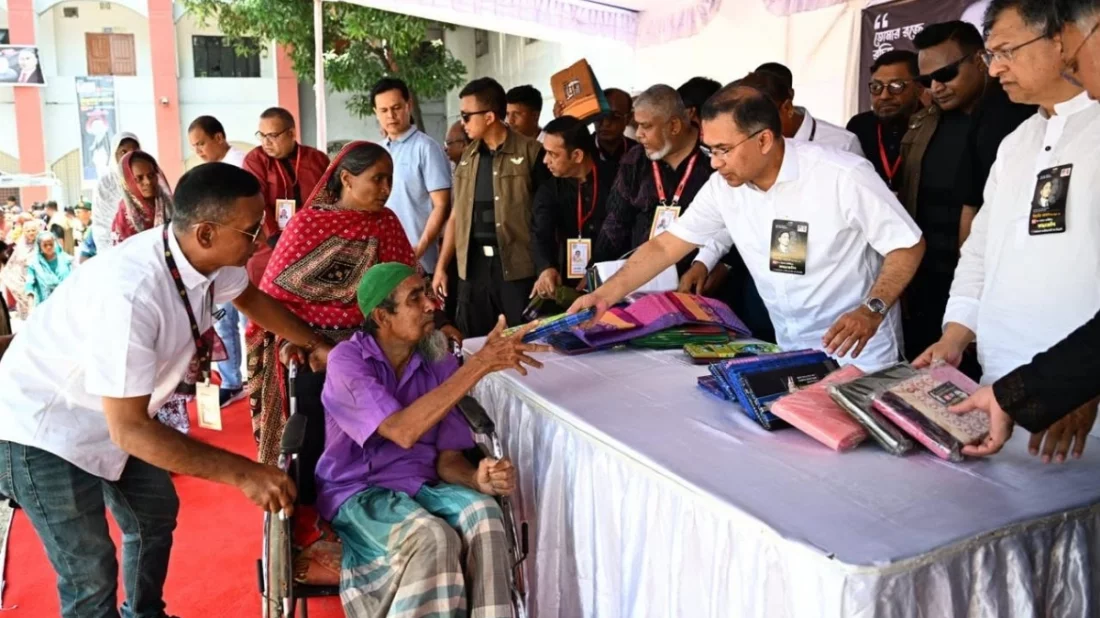 জিয়াউর রহমানের শাহাদাতবার্ষিকী: রাজধানীতে বিএনপির খাদ্য ও বস্ত্র বিতরণ শুরু