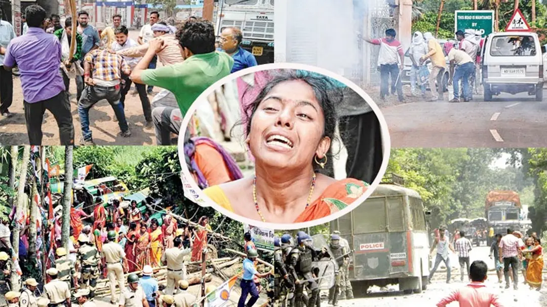 পশ্চিমবঙ্গ বিধানসভা নির্বাচনের ফল পরবর্তী সহিংসতায় উত্তাল রাজ্য, নিহত ২