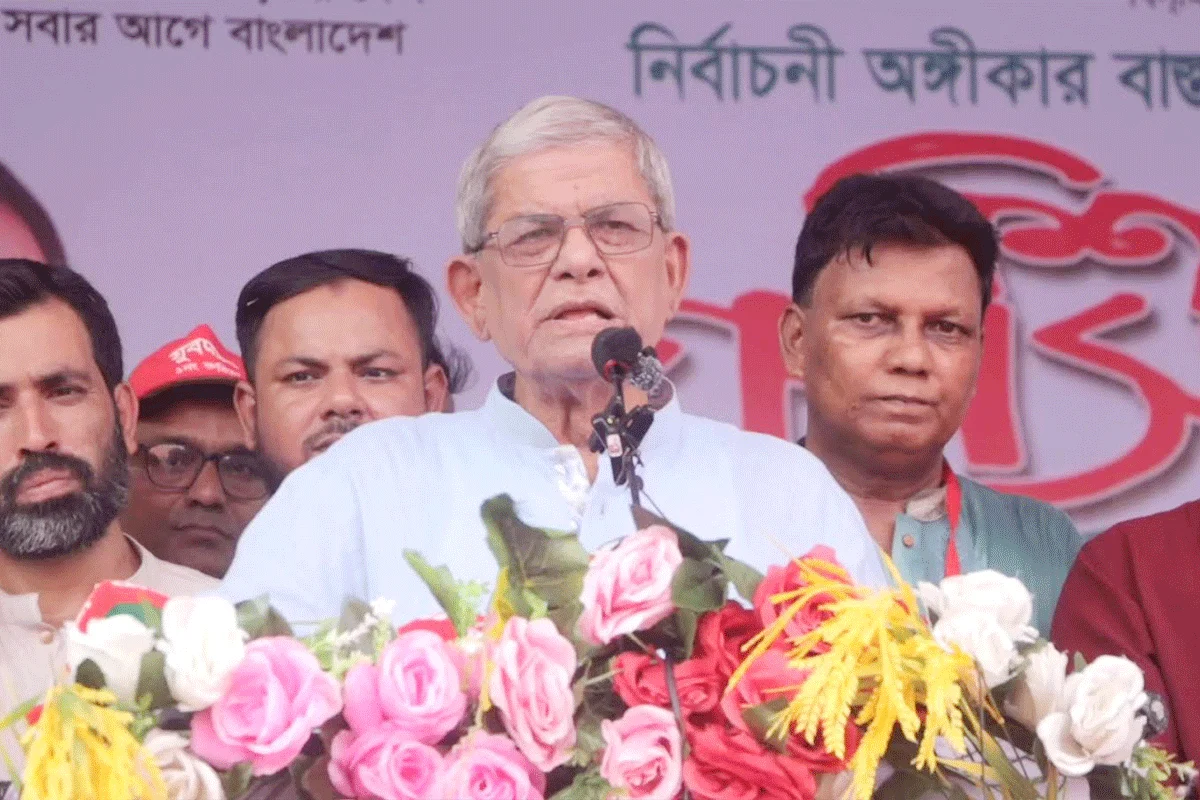 দেশকে অস্থিতিশীল করার ষড়যন্ত্রের বিরুদ্ধে মির্জা ফখরুলের সতর্কবার্তা