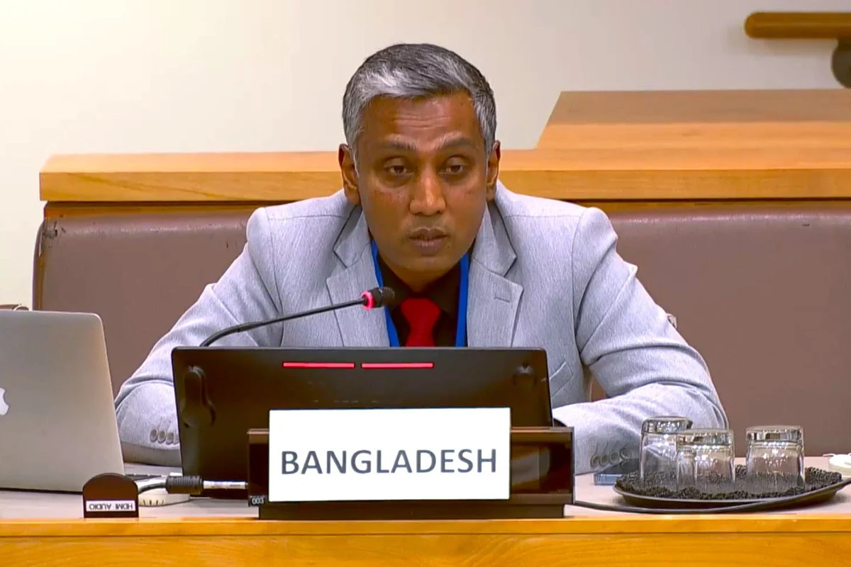 জাতিসংঘে জলবায়ু সহনশীলতা ও টেকসই পানি ব্যবস্থাপনায় বাংলাদেশের অগ্রাধিকার ও বিনিয়োগের আহ্বান